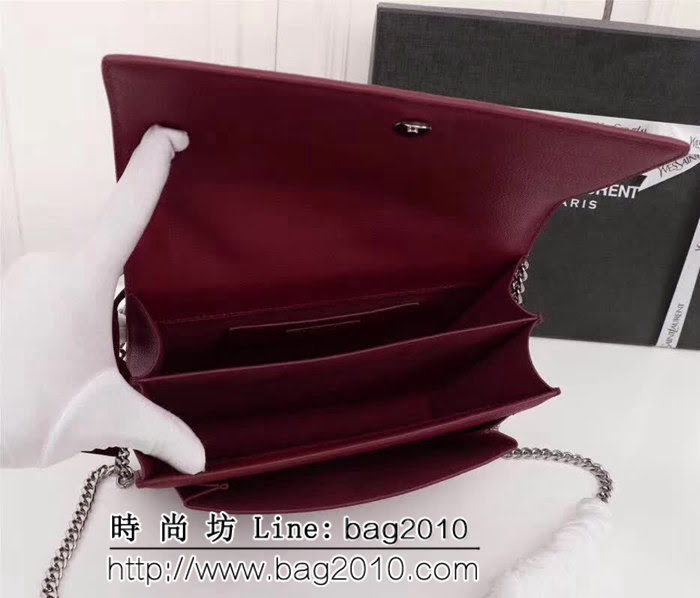 YSL聖羅蘭 爆款出擊 王子文同款原版牛皮SAINT LAURENT 前翻蓋手袋 可肩背斜挎 26606 YAS1106